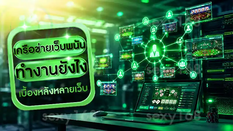 เครือข่ายเว็บพนัน ทำงานยังไง