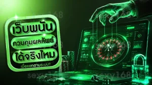 เว็บพนัน ควบคุมผลลัพธ์ได้จริงไหม