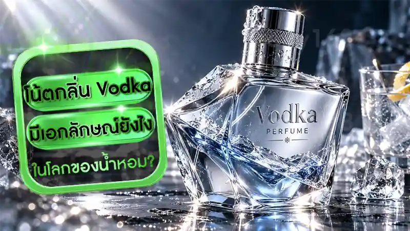 โน้ตกลิ่น Vodka มีเอกลักษณ์ยังไง ในโลกของน้ำหอม?